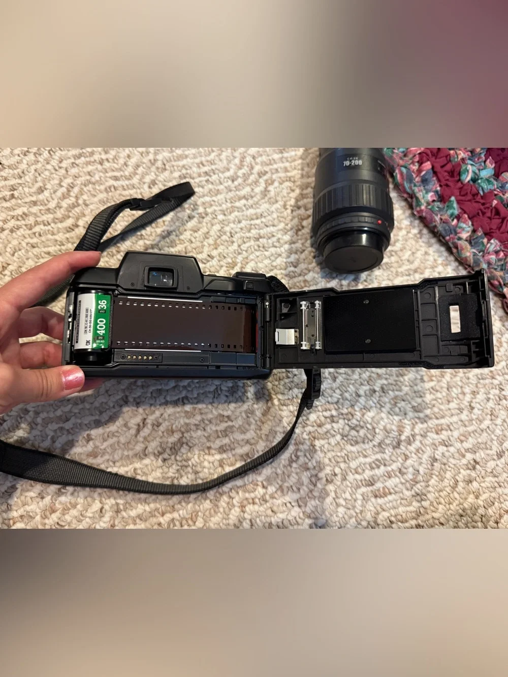 Pentax SF10 Black 35mm Film SLR Camera with 2 Lens’s
